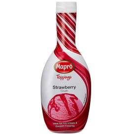 Mapro Toppings Strawberry Crush   Plastic Bottle  500 millilitre